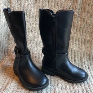 Black tall boots